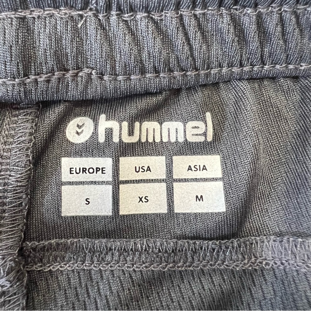 Hummel Authentic Poly Soccer Football Shorts EU S US XS NWT Gray Orange Men’s - Picture 7 of 16